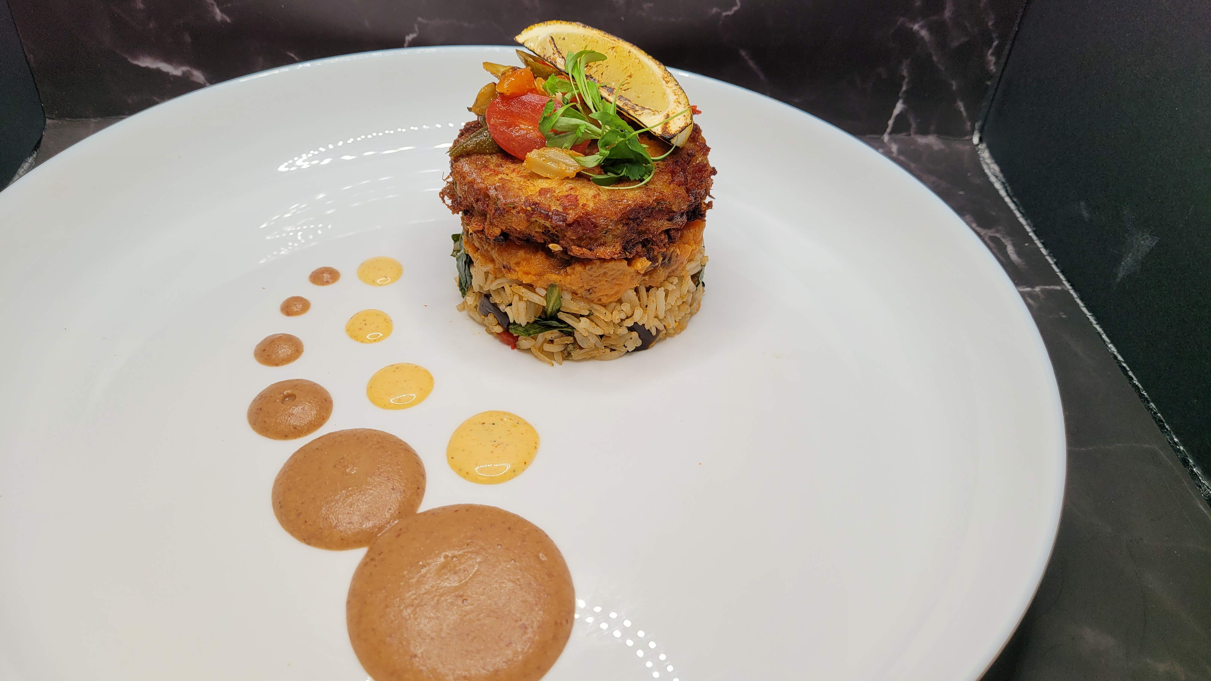 Andouille Crab Cake
